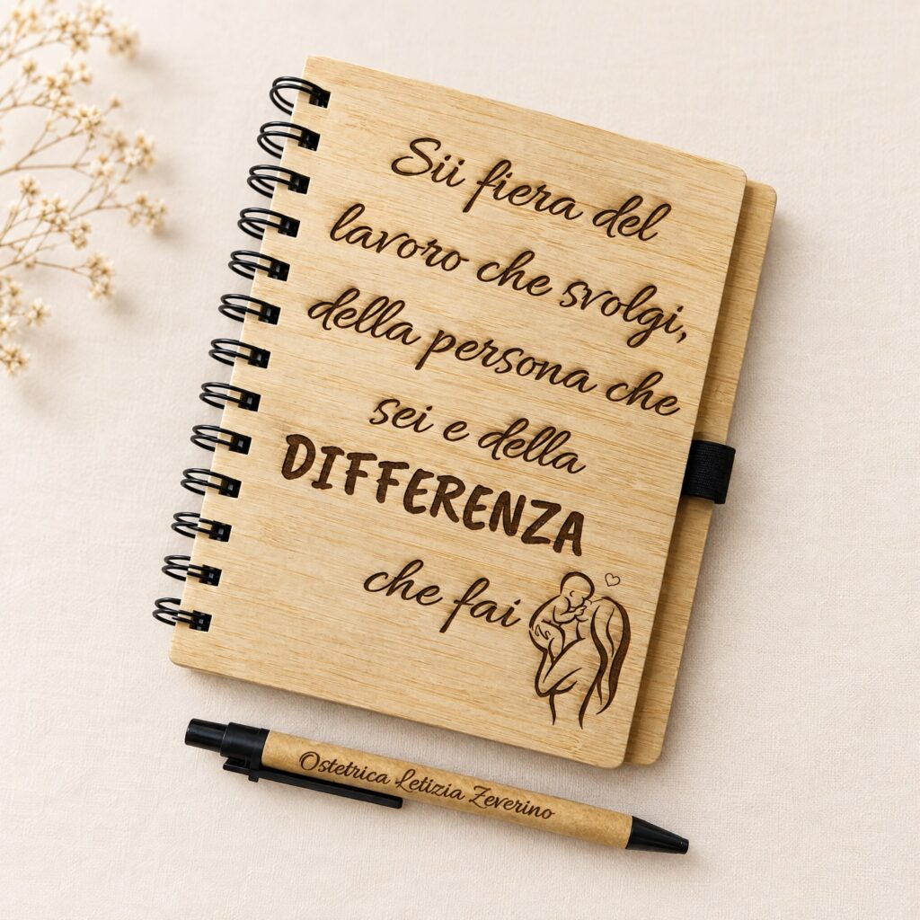 Block notes personalizzato + penna