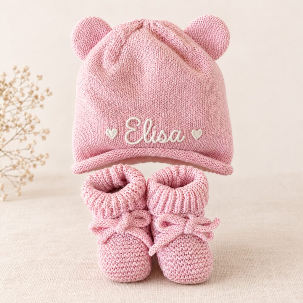 Cappellino con scarpine